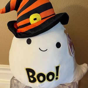 Grace Boo Witch Ghost Kellytoy Squishmallow  Plush Ghost NWT 2021